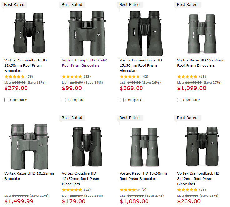 Black Friday Vortex Binocular Deals Example of Black Friday Vortex Binocular Deals on offer
