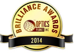 OpticsPlanet Brilliance Awards 2014 Logo