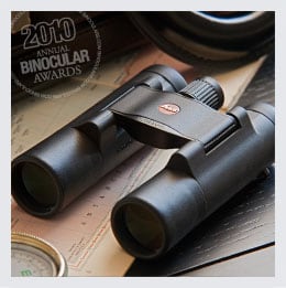 Binoculars.com's Best Travel Binocular 2010 - Leica Ultravid 10x25 Compact Binoculars