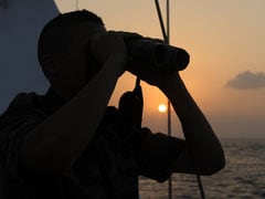 Marine Binoculars at sunset