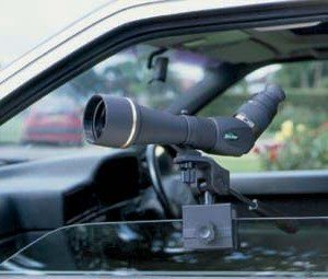 Car Window Mount/Clamp with a Spotting Scope