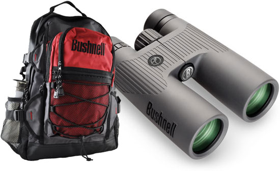 Free Bushnell Deluxe Outdoor Rucksack with any  ushnell Natureview Binoculars