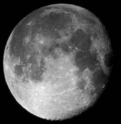 Viewing the Waning Gibbous Moon with Binoculars