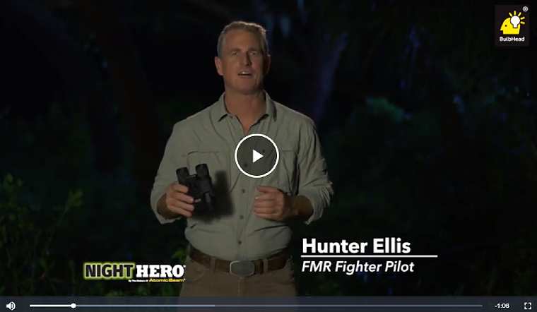 Hunter Ellis (FMR Fighter Pilot) Introducing the Night Hero Binoculars