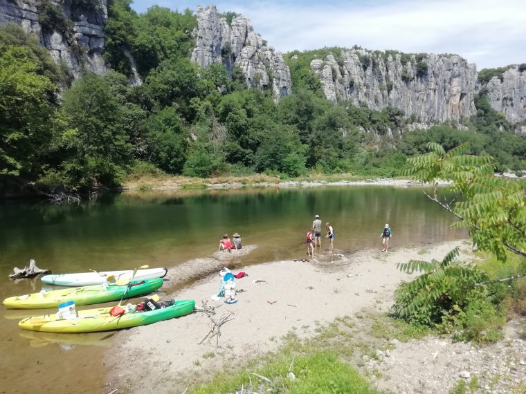 Kayaking on the Chassezac River in Southern France (2019)