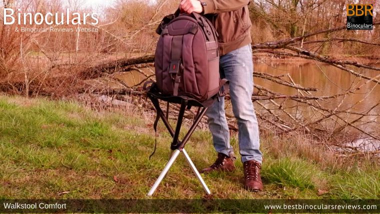 Using the Walkstool as a makeshift table