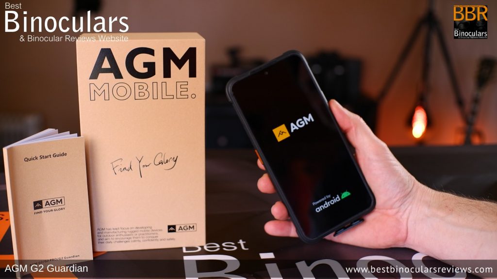 First time turning on the AGM G2 Guardian Smartphone - powered by Android