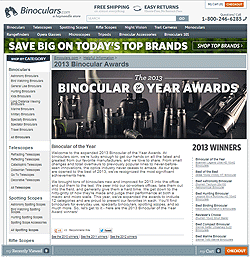 Binoculars.com Binocular of the Year Awards 2013