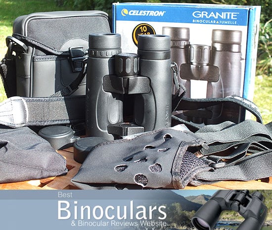 Celestron Granite 8x42 Binoculars with neck strap, carry case and Harness