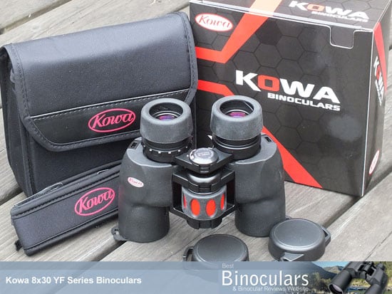 Kowa YF 8x30 Binoculars with Carry Case, Neck Strap and Eye Covers