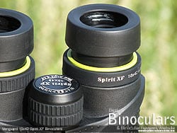 Eyecups on the Vanguard 10x42 Spirit XF Binoculars