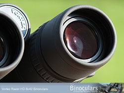 The eyecups on the Vortex Razor 8x42 HD Binoculars