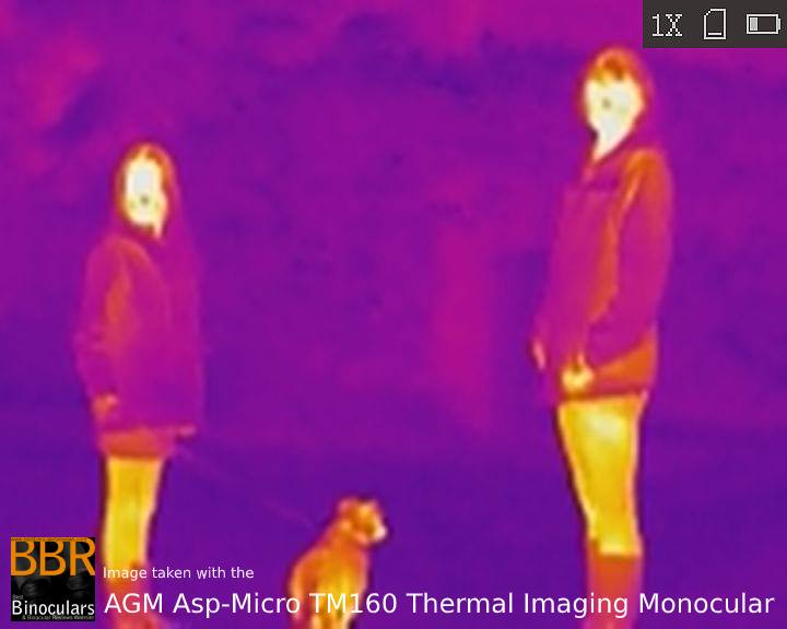 Sample Photo taken with the AGM Asp-Micro TM160 Thermal Imaging Monocular at Night