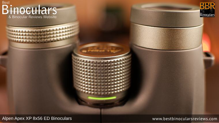 Focus Wheel on the Alpen Apex XP 8x56 ED Binoculars
