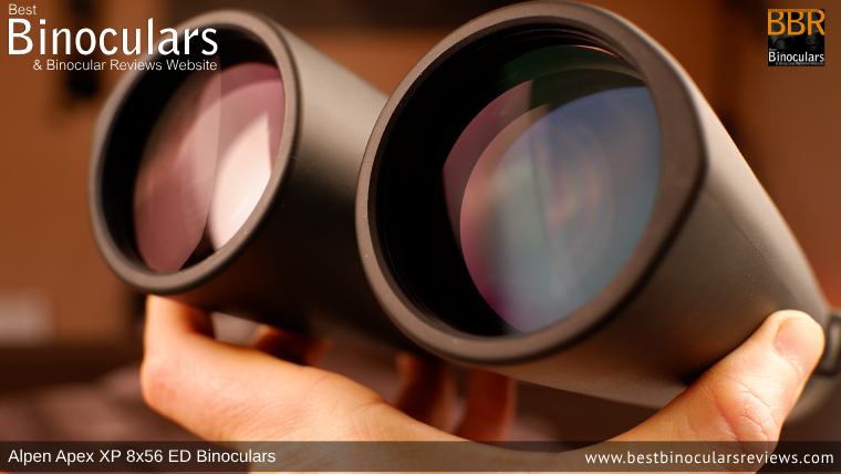 Objective Lenses on the Alpen Apex XP 8x56 ED Binoculars