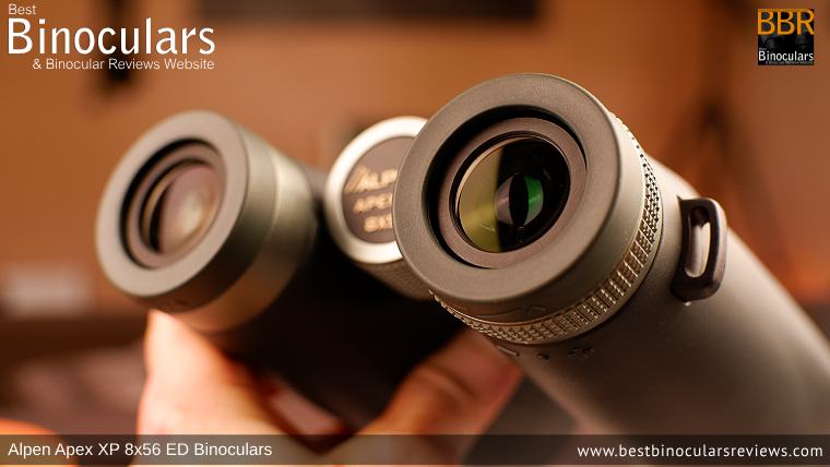 Ocular Lenses on the Alpen Apex XP 8x56 ED Binoculars