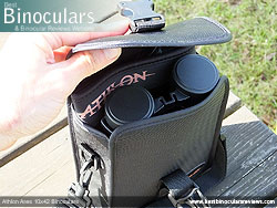 Athlon Ares 10x42 Binoculars Field Bag