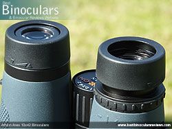 Eyecups on the Athlon Ares 10x42 Binoculars