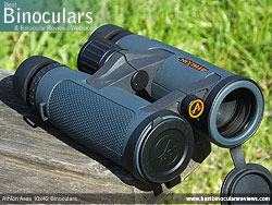 Objective Lens Covers on the Athlon Ares 10x42 Binoculars