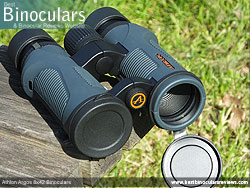 Objective Lens Covers on the Athlon Argos 8x42 Binoculars