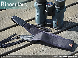 Neck Strap included with the Athlon Argos 8x42 Binoculars