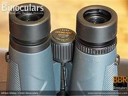 Diopter adjustment on the Athlon Midas 12x50 Binoculars