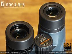 Eyecups on the Athlon Midas 12x50 Binoculars