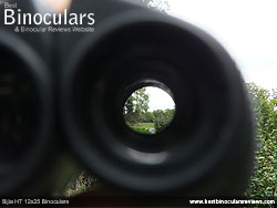 Reverse view through the objectives and back out the eyepieces  on the