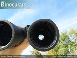 Reverse view through the Bresser Condor 10x42 Binoculars
