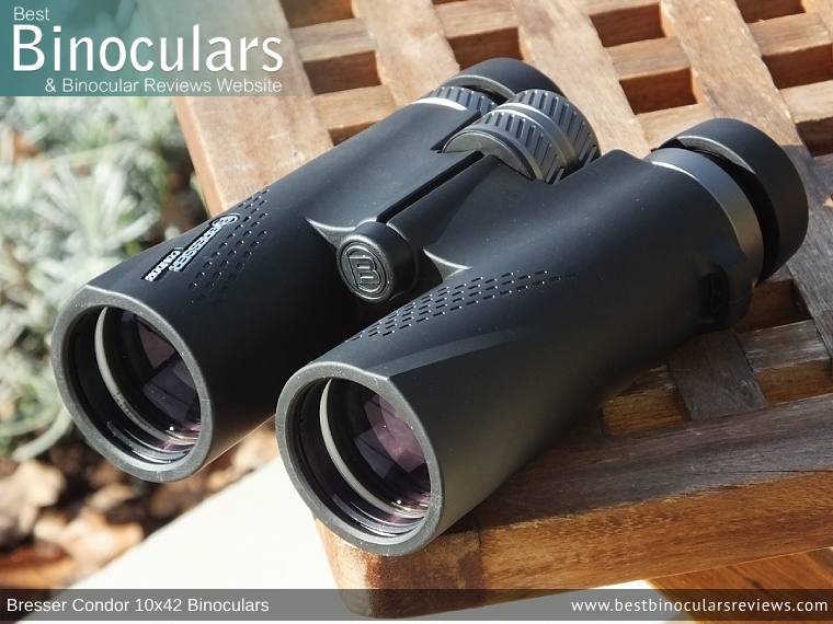 42mm Objective Lenses on the Bresser Condor 10x42 Binoculars