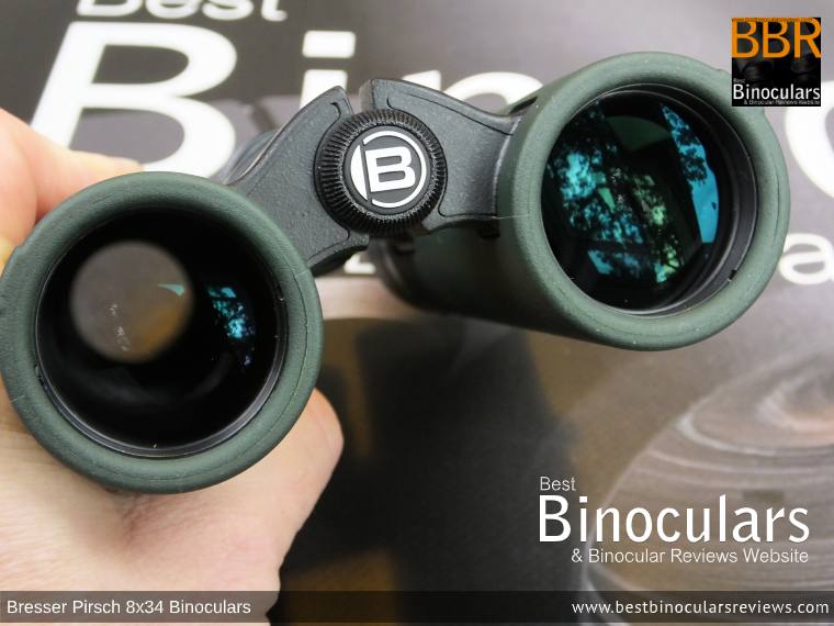 Objective Lenses on the Bresser Pirsch 8x34 Binoculars