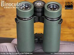 Underside view of the Bresser Pirsch 8x34 Binoculars