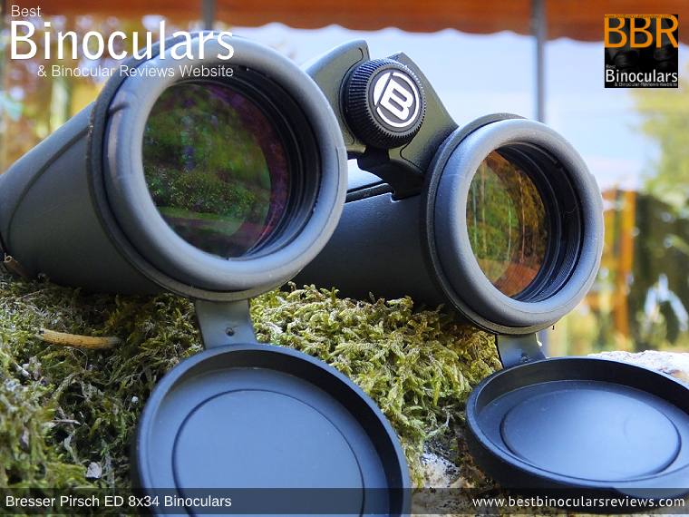 Objective Lenses on the Bresser Pirsch ED 8x34 Binoculars