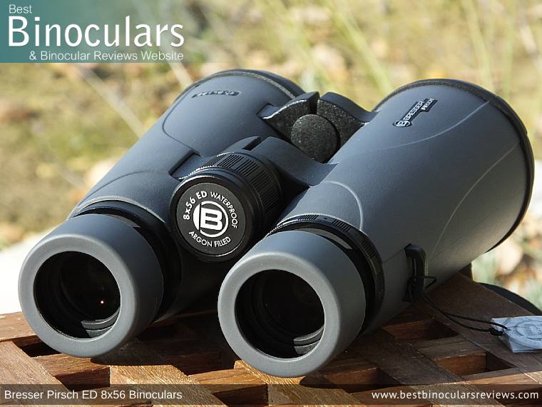 Focus Wheel on the Bresser Pirsch ED 8x56 Binoculars