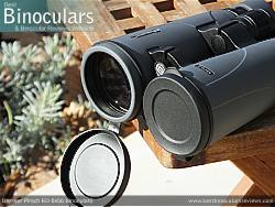 Lens Covers on the Bresser Pirsch ED 8x56 Binoculars