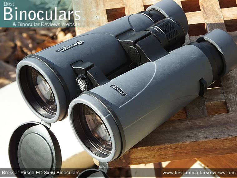 Objective Lenses on the Bresser Pirsch ED 8x56 Binoculars