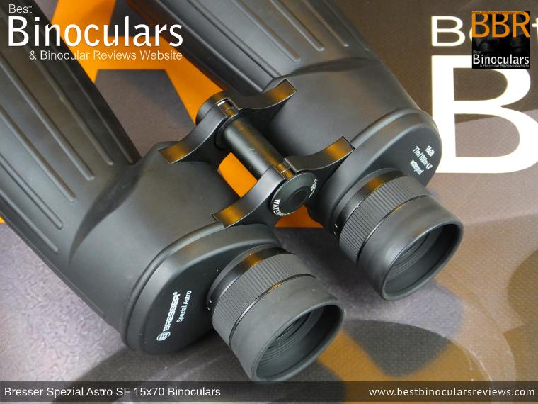 Typical Porro Prism Shape of the Bresser Spezial Astro SF 15x70 Binoculars