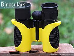 The underside of the Snypex Knight D-ED 10x32 Binoculars