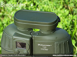 Rain Guard on the Celestron Cavalry 7x50 Binoculars