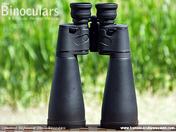 Rear of the Celestron SkyMaster 25x70 Binoculars