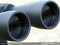 Objective Lenses on the Celestron SkyMaster 25x70 Binoculars