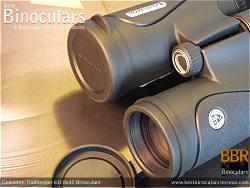 Objective Lens Covers on the Celestron TrailSeeker ED 8x42 binoculars