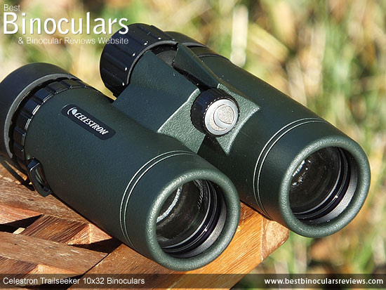 Objective Lenses on the Celestron Trailseeker 10x32 Binoculars