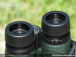 Eyecups on the Celestron Trailseeker 8x42 Binoculars