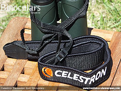 Neck Strap included with the Celestron Trailseeker 8x42 Binoculars