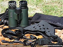 Binocular Harness included with the Celestron Trailseeker 8x42 Binoculars