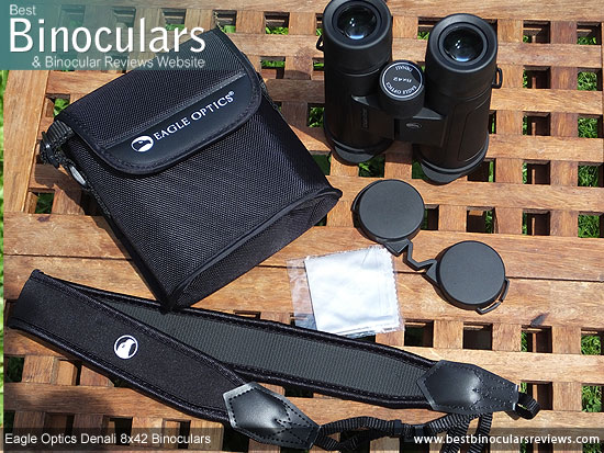 Eagle Optics Denali 8x42 Binoculars with Accessories