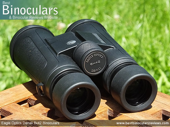 Focus Wheel on the Eagle Optics Denali 8x42 Binoculars