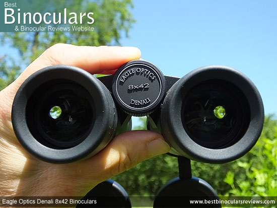 Adjusting the Focus Wheel on the Eagle Optics Denali 8x42 Binoculars
