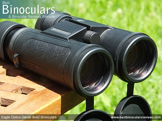 42mm Objective Lenses on the Eagle Optics Denali 8x42 Binoculars